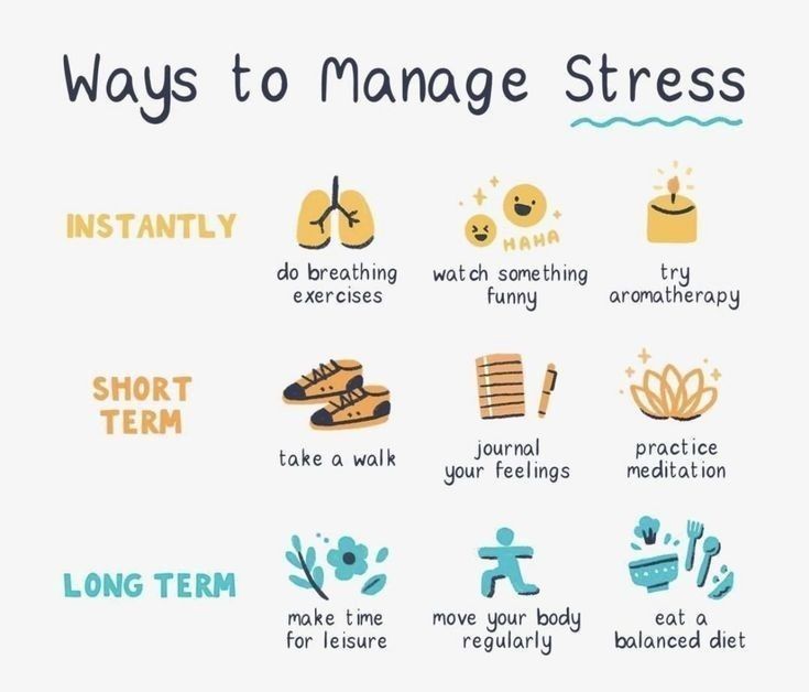 Ways to manage stress