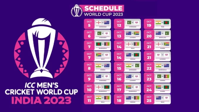 Matches Schedule and Points Table
